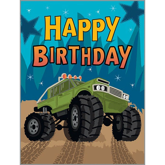 Birthday card - Monster Truck, Gina B Designs