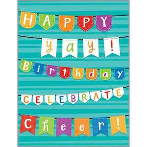 Birthday card - Party Banners, Gina B Designs