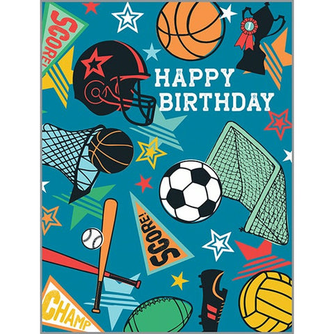 Birthday card - Sports, Gina B Designs