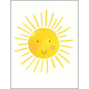 Thinking of You card - Smiling Sun