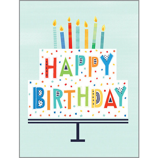 Birthday card - Dot Cake, Gina B Designs