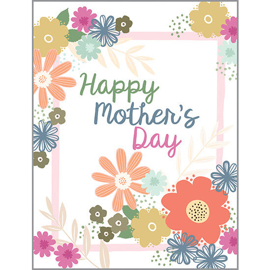 Mother's Day card - Flower Frame, Gina B Designs