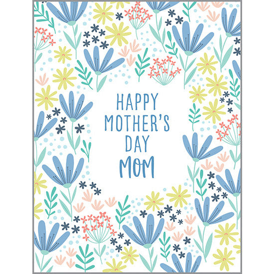 Mother's Day card - Blue Daisies, Gina B Designs