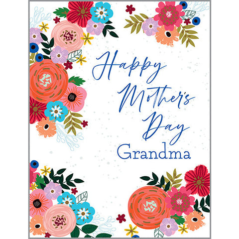 Mother's Day card - Flowers for Grandma, Gina B Designs