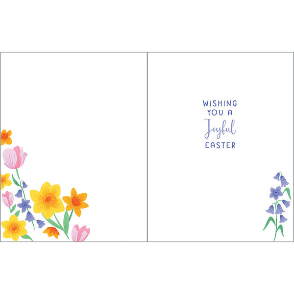 Easter Card - Floral Easter Egg, Gina B Designs