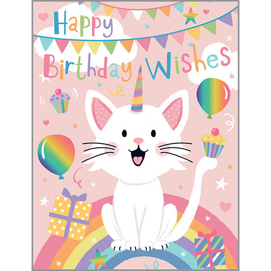 Birthday card - Birthday Kitty, Gina B Designs
