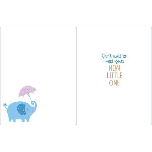 Baby Card - Umbrella Shower, Gina B Designs