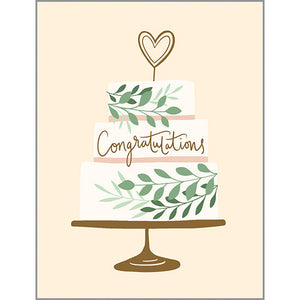 Wedding card - Heart A Top Cake, Gina B Designs