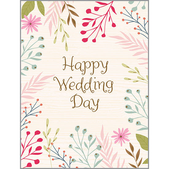 Wedding card - Wedding Sprigs, Gina B Designs