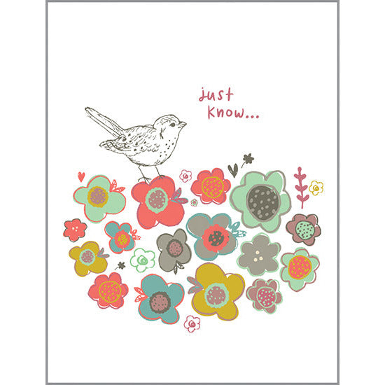 Thinking of You card - Little Sparrow, Gina B Designs