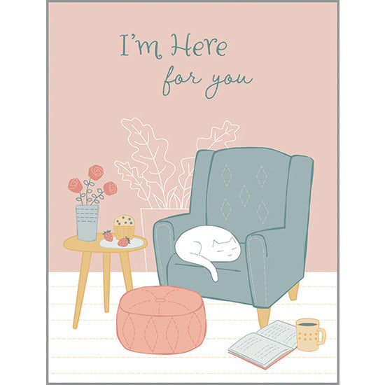 Thinking of You card - Cozy Chair, Gina B Designs