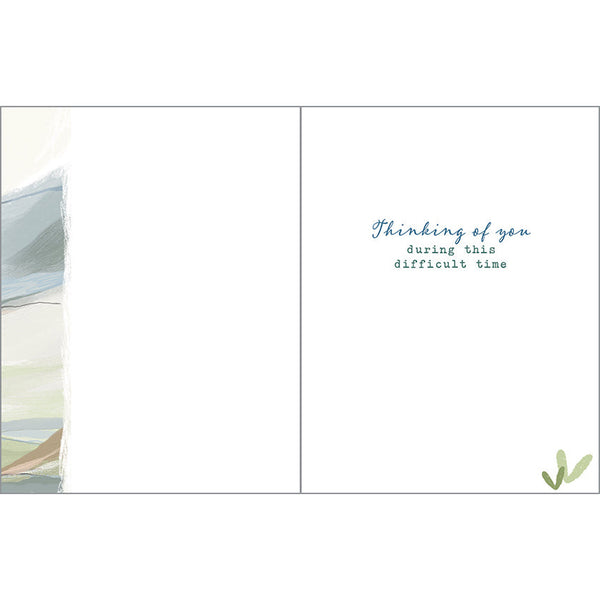 Sympathy card - Peaceful Landscape, Gina B Designs