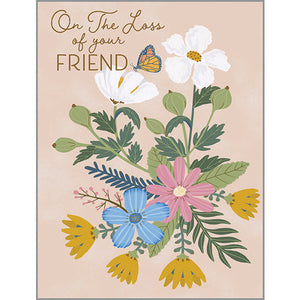 Sympathy card - Lovely Floret, Gina B Designs