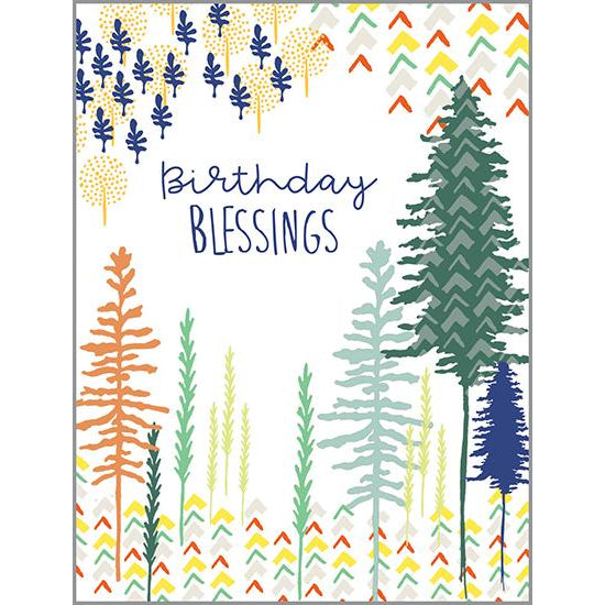 {with scripture} Birthday Card - Forest