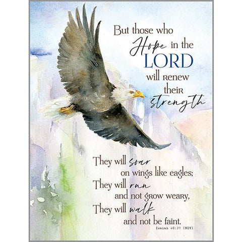 {with scripture} Thinking of You Card - Wings of an Eagle