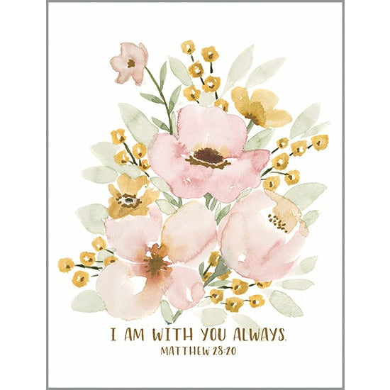 {with scripture} Thinking of You Card - With You Always, Gina B Designs