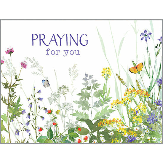 {with scripture} Thinking of You card - Wildflower Garden, Gina B Designs