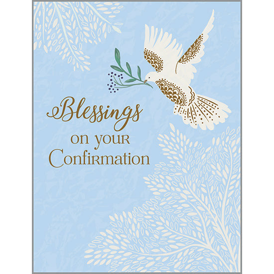 {with scripture} Confirmation Religious card - Confirmation Dove, Gina B Designs