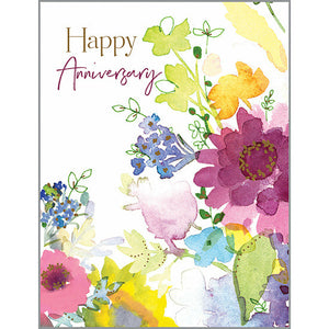 {with scripture} Anniversary card - Love Blooms, Gina B Designs