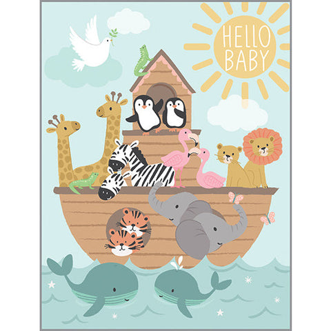 {with scripture} Baby card - Ark & Animals, Gina B Designs