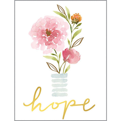 {with scripture} Thinking of You card - Hope Vase, Gina B Designs
