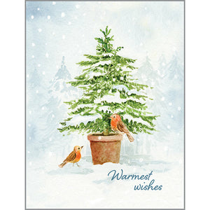 Christmas card - Little Potted Tree, Gina B Designs