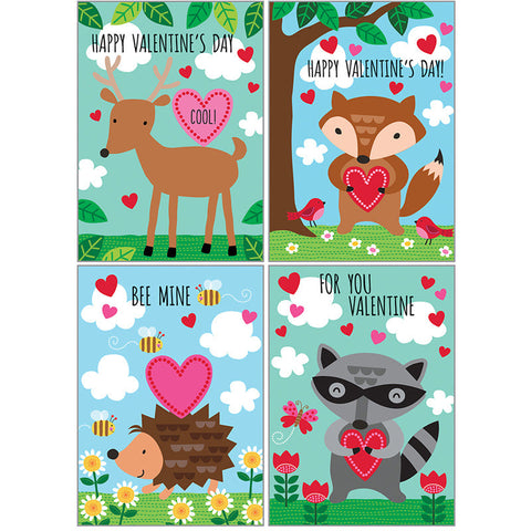 Kids Valentine Pack - Animal Valentines