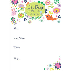 Fill-In Invitation - Baby Cute Lil Things