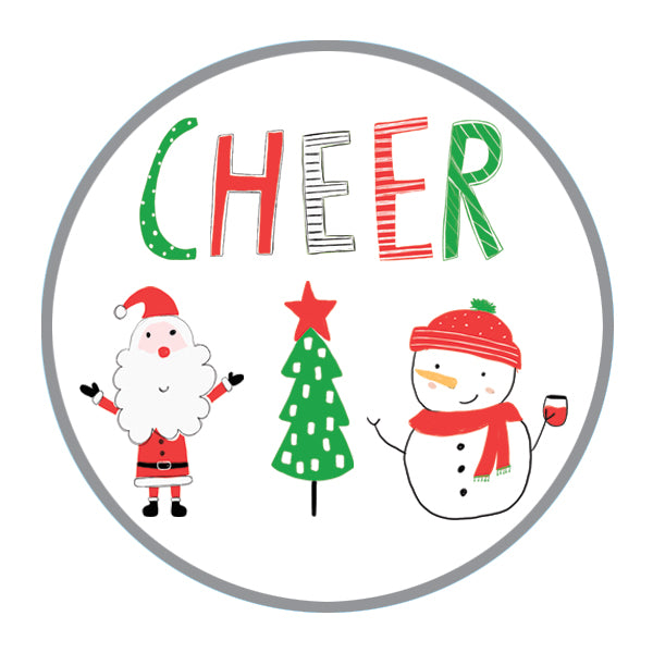 Holiday Envelope Seals - Christmas Cheer, Gina B Designs