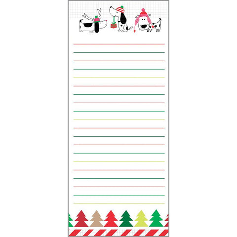 Holiday List Pad- Christmas Pups, Gina B Designs