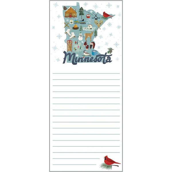 List Pad- Winter Minnesota, Gina B Designs