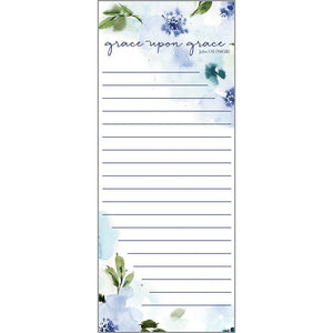{with scripture} List Pad - Calming Flowers, Gina B Designs