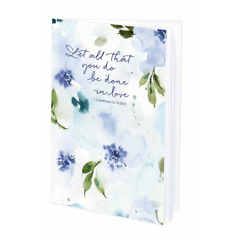 {with scripture} Mini Journal - Calming Flowers, Gina B Designs