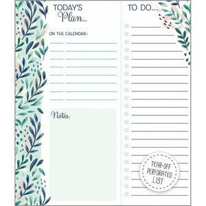 Daily Planner Pad - Have Faith Leaves, Gina B Designs