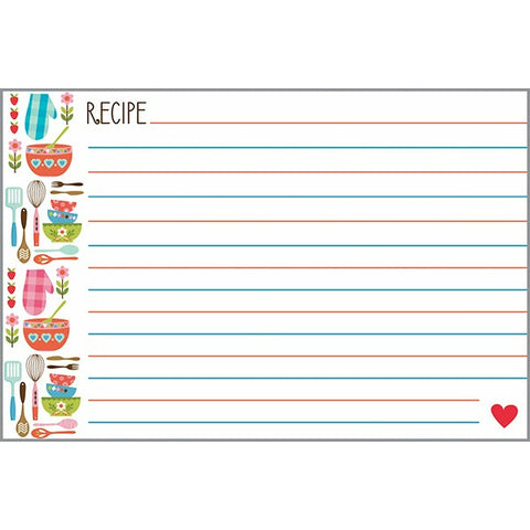 Recipe Cards - Country Kitchen, Gina B Designs