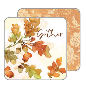 Holiday Coasters- Oak Leaves, Gina B Designs