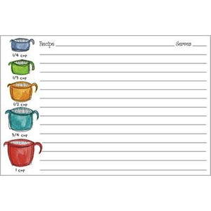 Recipe Cards - Measuring Cups