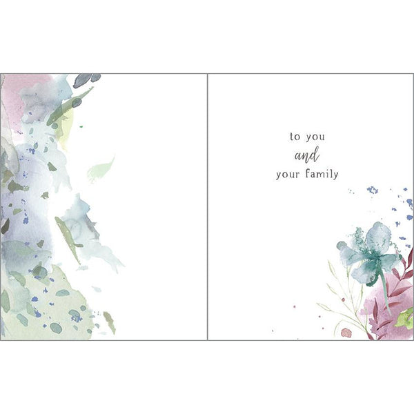 Sympathy Card - Watercolor Sympathy, Gina B Designs