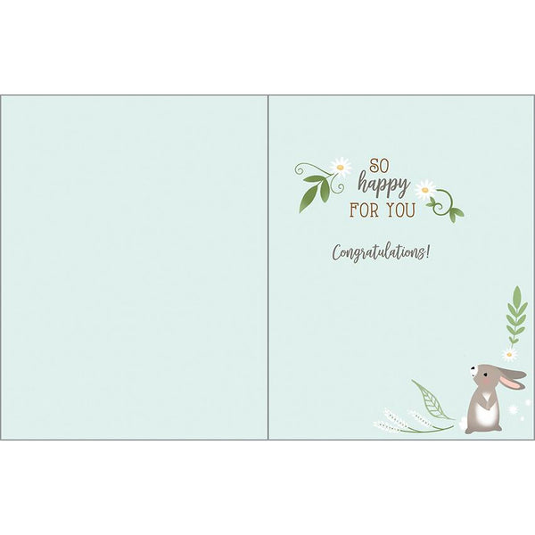 Baby Card - Little Bunnies, Gina B Designs