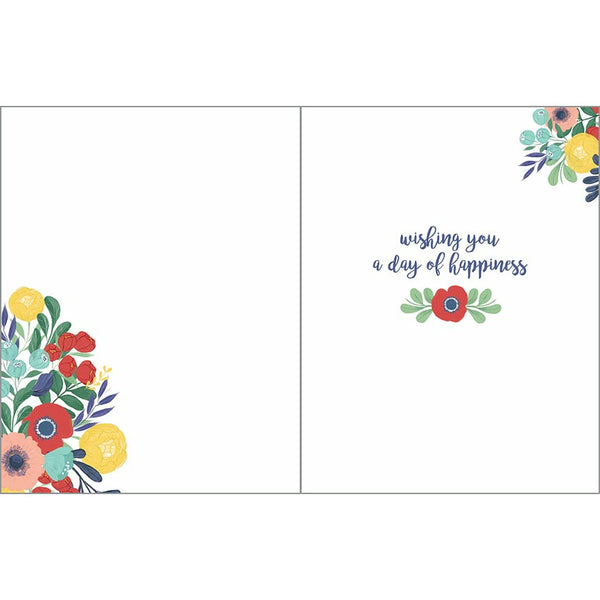 Birthday card - Hello Flowers, Gina B Designs