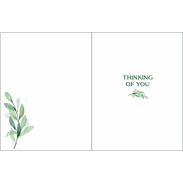 Thinking of You card - Sage Sprig, Gina B Designs
