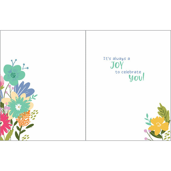 Birthday card - Always Flowers, Gina B Designs