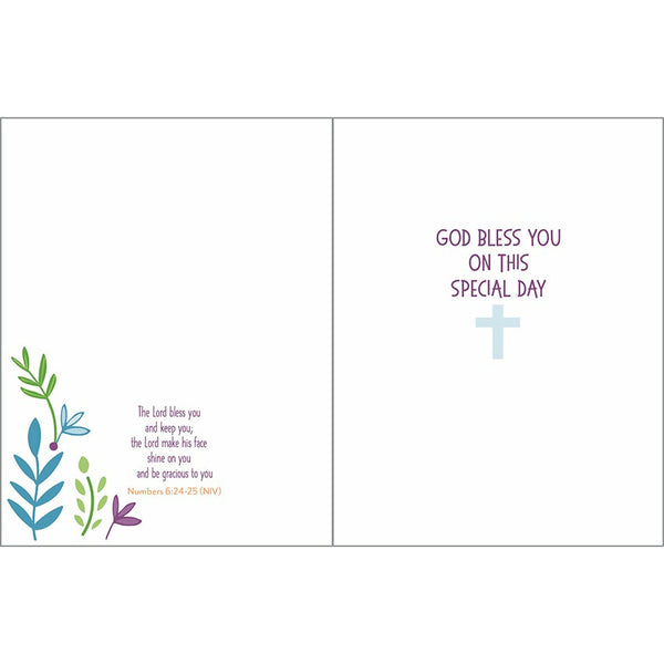 {with scripture} Religious Card - 1st Communion, Gina B Designs