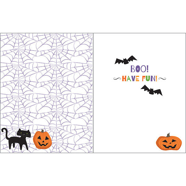 Halloween Card - Cats & Ghosts