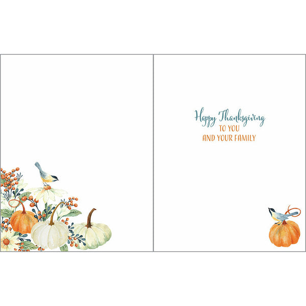 Thanksgiving card - Gather Wreath, Gina B Designs