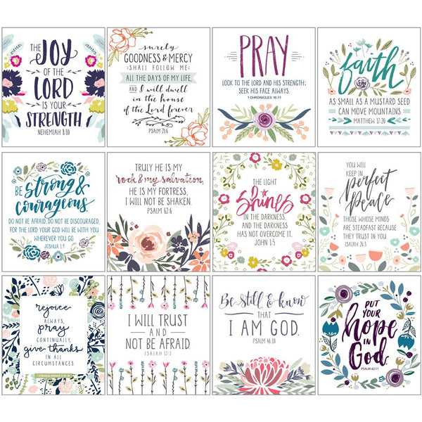 {with scripture} Little Inspirations Art Prints - Emily's Flowers, Gina B Designs